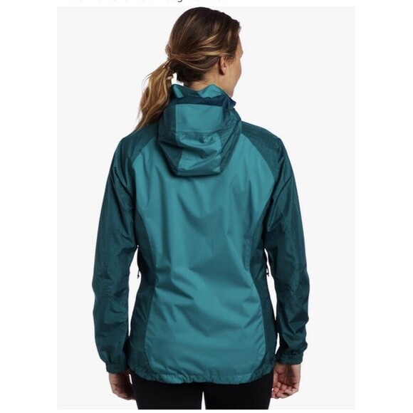 Columbia Women's Hot Thought Emerald Teal Jacket Size Small OmniHeat OmniTech - Picture 15 of 16